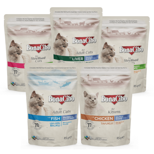 ボナシーボウェットキャットフード猫用パウチ